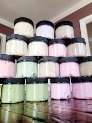 Mini Sugar Scrubs + Whipped Soap